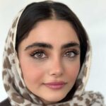 لنز عسلی خاکی دور دار آیس کالر دیاموند گارنت - تصویر 3