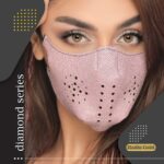 لنز عسلی دور دار آیس کالر دیاموند رادین گلد