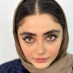 لنز عسلی دور دار آیس کالر دیاموند رادین گلد - تصویر 2