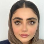 لنز عسلی دور دار آیس کالر دیاموند رادین گلد - تصویر 3