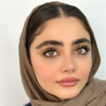 لنز عسلی دور دار آیس کالر دیاموند رادین گلد - تصویر 4