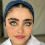 لنز آبی سبز بدون دور  اقیانوسی آیس کالر دیاموند ربل بلو - تصویر 2