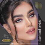 لنز طوسی سبز آیس کالر دیاموند اسپینل گری