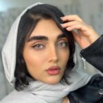 لنز طوسی سبز دور دار آیس کالر دیاموند اسپینل گری - تصویر 4