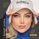 لنز طوسی سبز روشن آیس کالر لاکچری آلوئه‌ورا