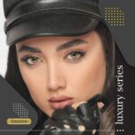 لنز سبز عسلی دوردار آیس کالر لاکچری آمازون