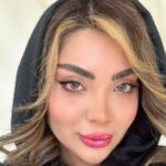 لنز سبز عسلی دور دار آیس کالر لاکچری چارمینگ گرین - تصویر 3