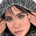 لنز عسلی بژ دور مشکی آماندا آتلانتیس بژ - تصویر 2