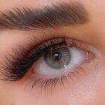 لنز طوسی سبز تیله‌ای آماندا گری بژ - تصویر 2