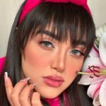 لنز آبی اقیانوسی دور مشکی آماندا دایموند بلو - تصویر 2