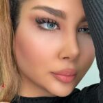 لنز آبی اقیانوسی دور مشکی آماندا دایموند بلو - تصویر 4