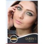 لنز سبز عسلی دوردار سولکو تویینز یلو - تصویر 4
