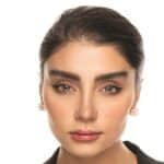 لنز سبز جنگلی با رگه عسلی بدون دور کریستال کالرز فارستا