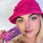 لنز طوسی آبی بدون دور کریستال کالرز پرل بلو - تصویر 3