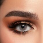 لنز طوسی آبی روشن بدون دور لومینوس گری - تصویر 2