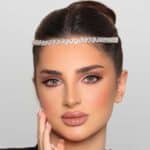لنز طوسی عسلی روشن متوسط دور محو لومینوس لاتین گری