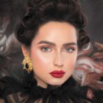 لنز طوسی سبز دور محو نچرال لا گری