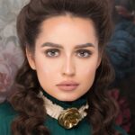 لنز طوسی سبز روشن دور محو نچرال لا کوارتزو