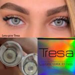 لنز طوسی سبز روشن دوردار ترسا لاکچری لنا گری - تصویر 3